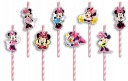 NARODENINOVÉ SLAMKY s POSTAVIČKAMI - MINNIE MOUSE MINI NARODENINOVÁ VÍLA - 8 ks.