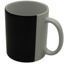 Keramický hrnček 330 ml čiernobiely 1 ks