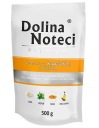DOLINA NOTECI PREMIUM mokré krmivo pre psov bohaté na kačicu s tekvicou 500g