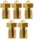 SET 5 x V6 0,8 mosadzná hubica - 3D PRUSA 1,75mm