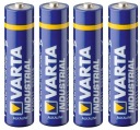 ALKALICKÁ BATÉRIA MALÉ PRSTY AAA VARTA INDUSTRIAL R3 LR03 1,5V 4 KS