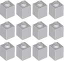 LEGO Brick Brick 1x1 svetlosivá 4211389 3005 - 12ks
