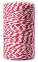 Mäsové nite / priadza 100g, biela a červená
