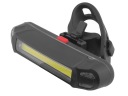 LTC LED COB svetlo na bicykel biela/červená, 450 mAh batéria, 5 režimov svietenia