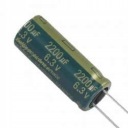 ELEKTROLYT 2200uF/10 V LOW ESR pre 2 ks / 8702