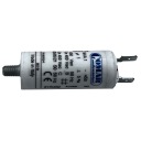 malý valcový TC štartovací kondenzátor 1 uF 450V 1uF/450