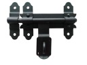 Závora zatvárania garážovej brány 150mm, lakovaná na čierno