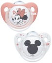 Nuk cumlík 2 ks. MINNIE 0-6m. disney