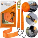 Transportný pás s napínačom, transportný pás 4m 25mm, zapínanie na pracku 0028