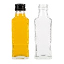 Moskovská sklenená fľaša na vodku, džús, tinktúry, 100 ml