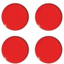 Červené tabuľové magnety 40 mm (4 ks) GM402-C4 T