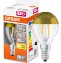 Osram LED dekoračné zlaté bublinkové zrkadlo 4W E14
