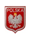 Nažehľovačka (tepelná aplikácia), nášivka, nášivka na odev, malý poľský štátny znak