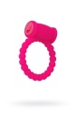 A-TOYS, vibračný krúžok na penis, silikón, ružový, 3,5 cm