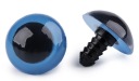 Oči pre hračky maskota 20mm modré - 1 pár