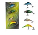 Prívlačový set 4x herný vobler Jaź Chub Perch