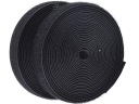 PEVNÁ PÁSKA NA VELCRO OBOJSTRANNÁ, šírka 38 mm * 5 METROV ČIERNA
