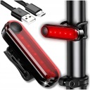 BICYKEL ZADNÁ LAMPA LED 50lm USB 4 REŽIMY SVETLOVKA VODEODOLNÁ VÝKONNÁ