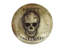 Halloweenska miska na sladkosti lebky
