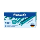 Dlhé atramentové náplne PELIKAN TURQUOISE GTP/5 ks.