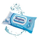 REGINA Vlhčený papier 42 kusov, VEĽMI JEMNÝ S PANTENOLOM