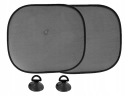 Čierne slnečné clony, 2 ks