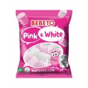 BEBETO MARSHMALLOW RUŽOVÁ A BIELA ​​60G