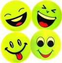 REFLEXNÉ NÁLEPKY NA BALENIE NA CYKLISTICKÚ PRILBU HAPPY FACE EMOTIONS 4 KS