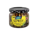 Údené šproty na oleji s tymianom a citrónom 250g.