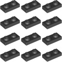 LEGO Tanier 1x2 Čierna 302326 3023 - 12 ks
