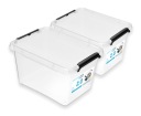 2x 2L nádoba s vekom SimpleStore 19,5x15x11[cm] Box Organizer Set