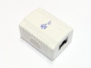 SIEŤOVÁ ZÁSUVKA RJ45 LAN CAT.6a UTP JEDNODUCHÁ POVRCHOVÁ MONTÁŽ