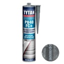 TYTAN polyuretánový lepiaci tmel PU40 FC+ sivý 300ML UNIVERZÁLNY