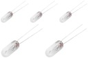 Mikro žiarovka 3x8mm 14V 50mA priehľadná 5 ks.