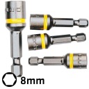 PiranhaCut Magnetická rázová objímka 8mm farmár