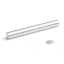 Cylindrický neodymový magnet MW 6x1 N38, sada 10 kusov