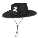 JEDNORÁZOVÝ ČIAPOK ZORRO, ČIERNA