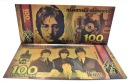 Krásna zberateľská bankovka Johna Lennona Beatles