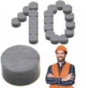FERITOVÉ MAGNETY FERITOVÉ MAGNETY 10x2 mm 10 ks