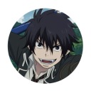 Ao no Exorcist Rin anime pin 58mm