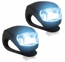 Silikónové svetlá na bicykel na bicykel - 2 ks. LED