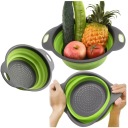 Silikónový cedník skladací kuchynský sitko odkvapkávacie sitko 19 cm 19x24cm