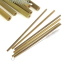 Bambusové slamky na opakované použitie 200x6-9 mm 6 ks.