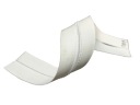 Páska na zips, biely zips, 3mm, s 2mb lepidlom