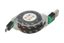ROLOVANÝ MIKRO USB KÁBEL 1m NAVI TEL