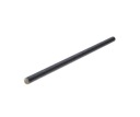 Papierové slamky čiernej farby, priemer 8 mm, 20 cm, 150 ks.