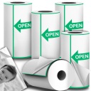 5x SAMOLEPIACA PAPIEROVÁ NÁPLŇ PRE MINI TLAČIAREŇ DRUKUŚ VEĽMI SILNÉ LEPIDLO