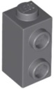 LEGO STĹPEL 1X1 S COPMI TMAVO SIVÁ Č. 32952
