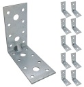 Montážny uholník s prelisom 80x80x40x2,0 mm - 10 ks
