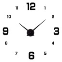 MODERNÉ NÁSTENNÉ HODINY, VEĽKÉ, 85-130mm, PRIPEVNENÉ NA STENU, 3D ZRKADLO, DIY